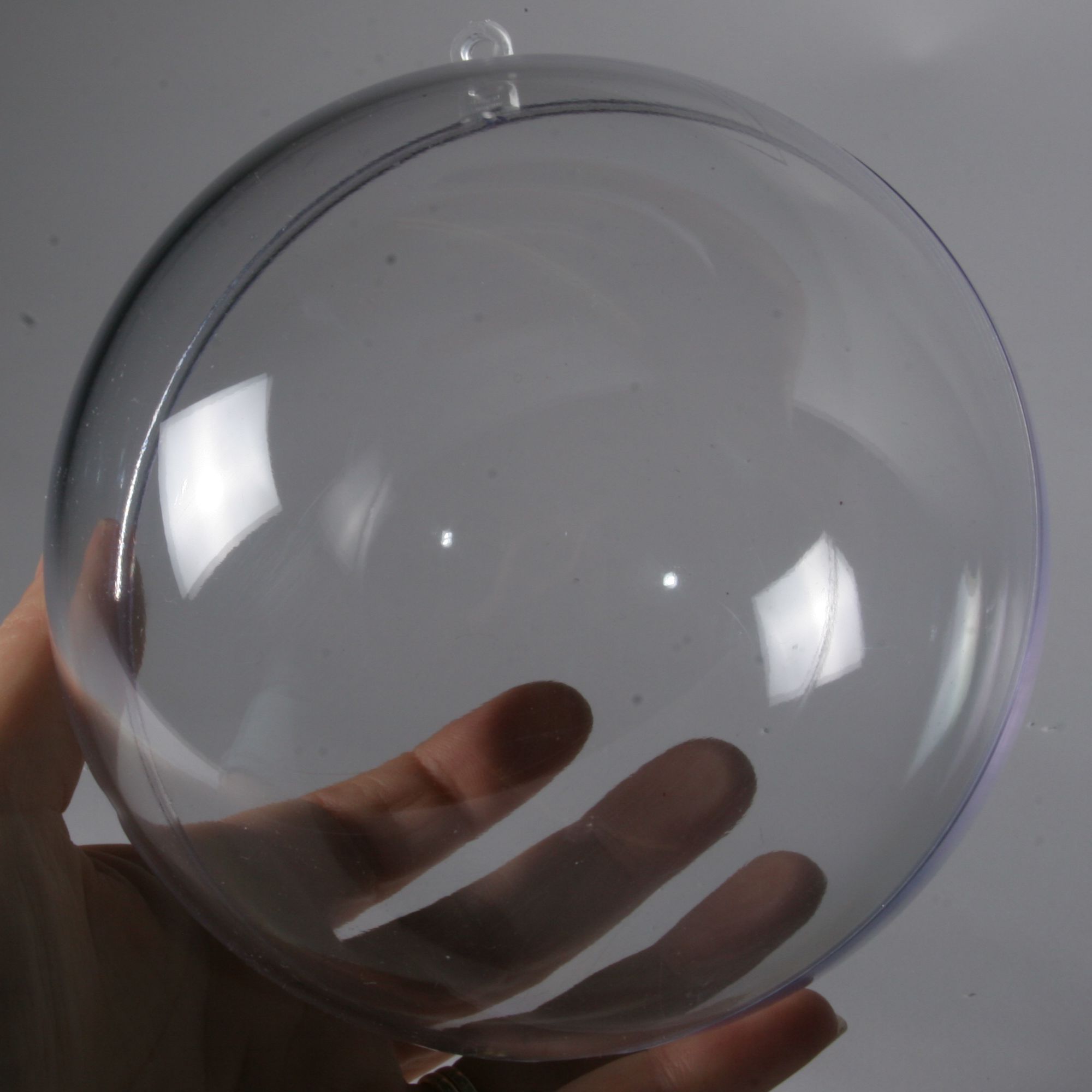 clear plastic balls